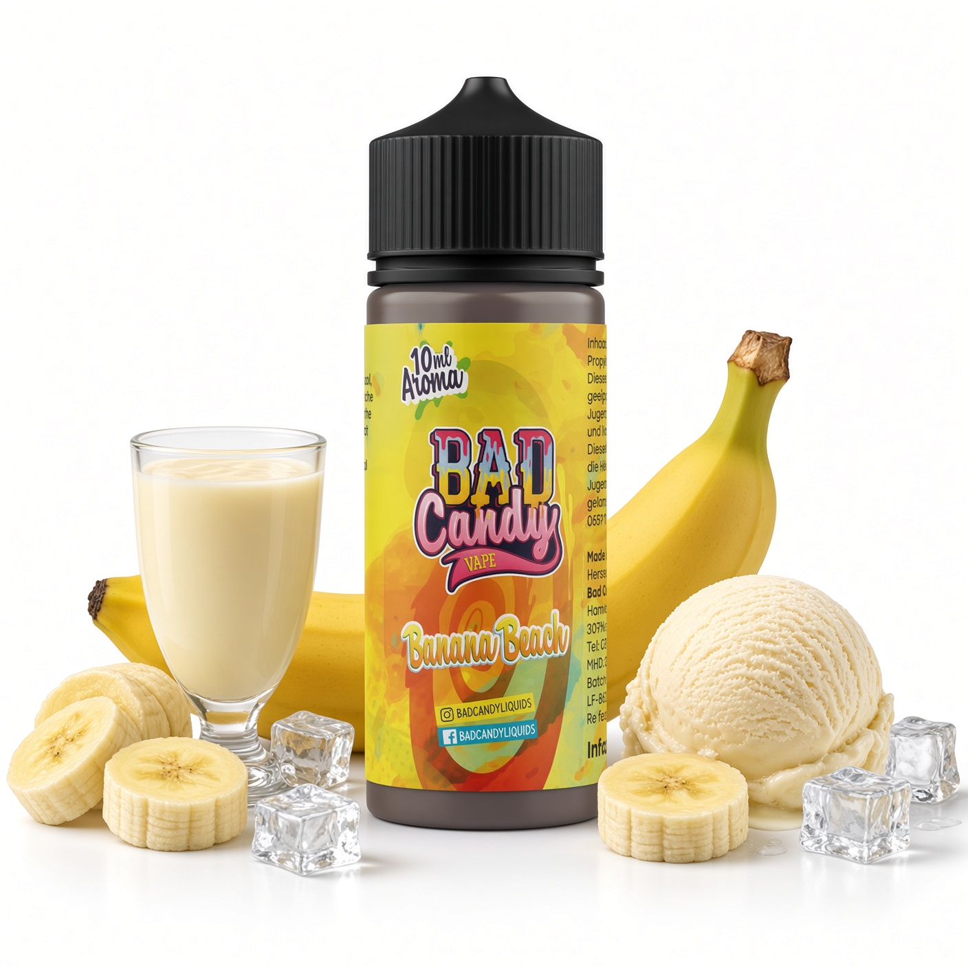 Bad Candy Banana Beach Longfill Aroma 10 ml Bad Candy Banana Beach Longfill Aroma 10 ml