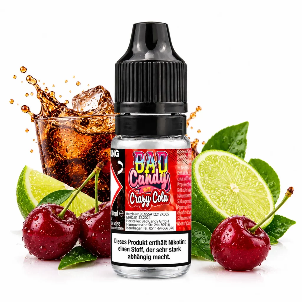 Bad Candy Crazy Cola Nikotinsalz Liquid 10 ml 20 mg
