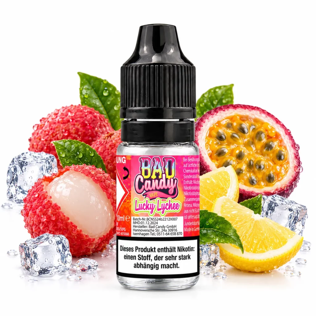 Bad Candy Lucky Lychee Nikotinsalz Liquid 10 ml 20 mg