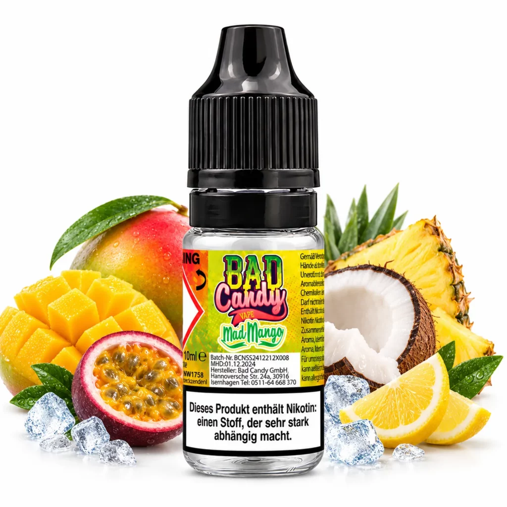 Bad Candy Mad Mango Nikotinsalz Liquid 10 ml 20 mg