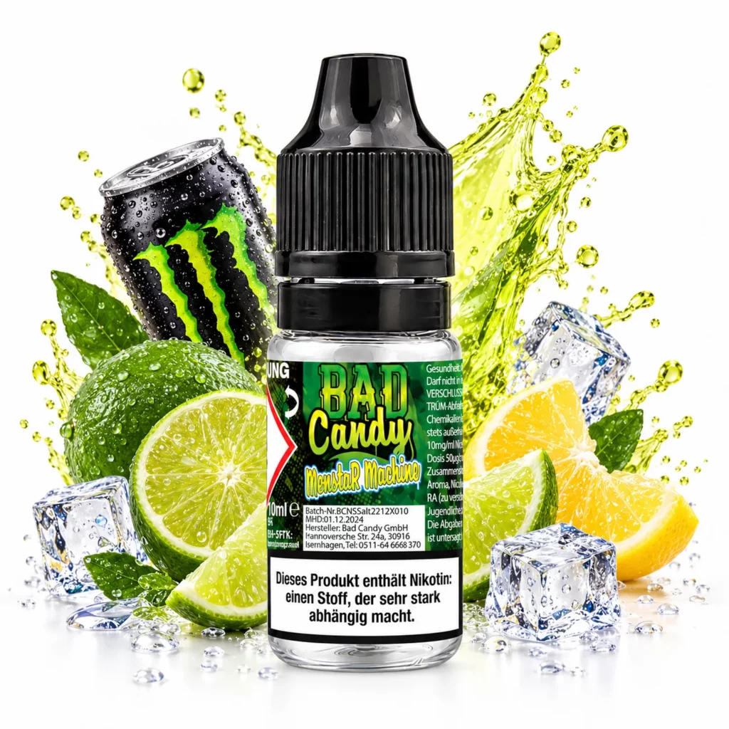 Bad Candy Monstar Machine Nikotinsalz Liquid 10 ml 20 mg