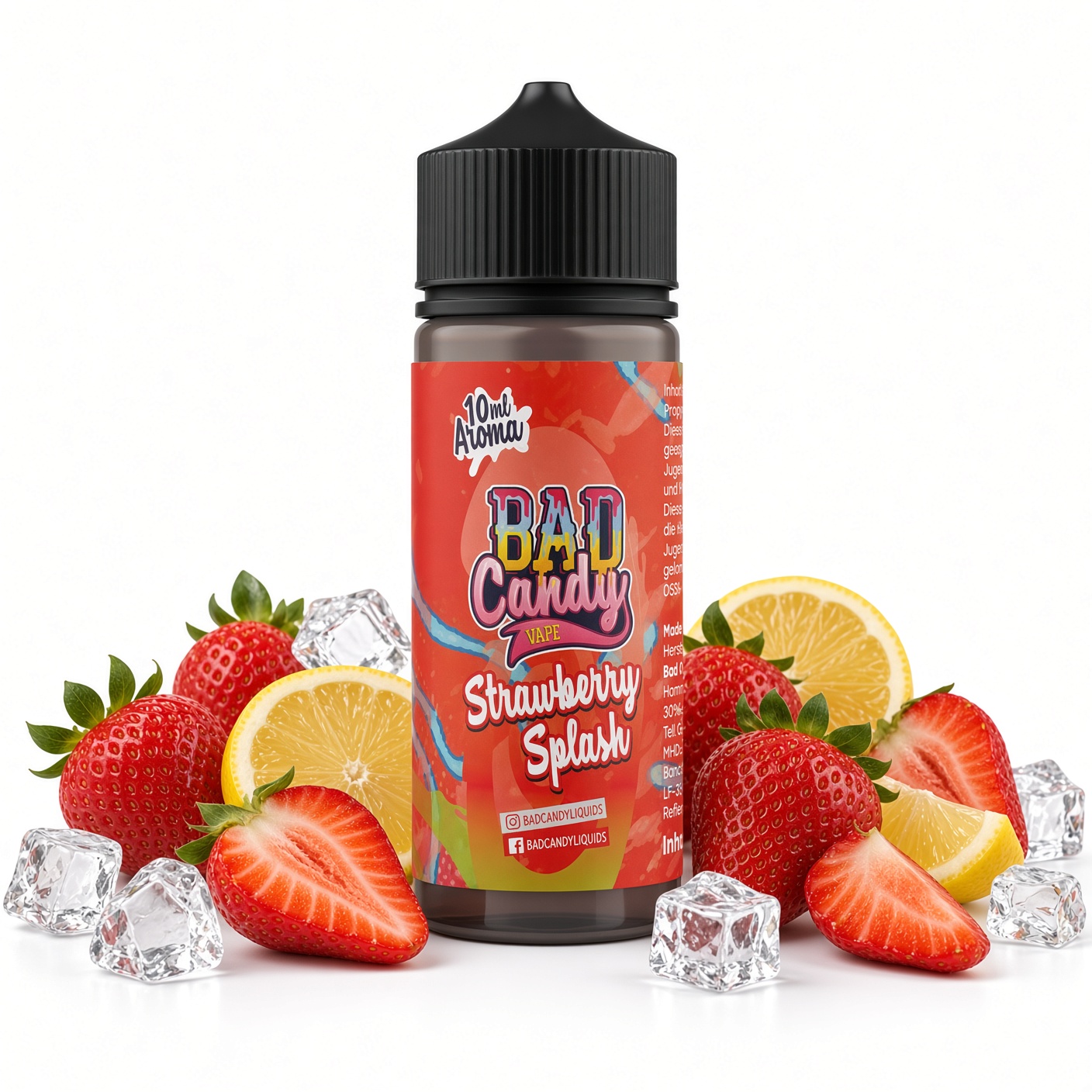 Bad Candy Strawberry Splash Longfill Aroma 10 ml Bad Candy Strawberry Splash Longfill Aroma 10 ml