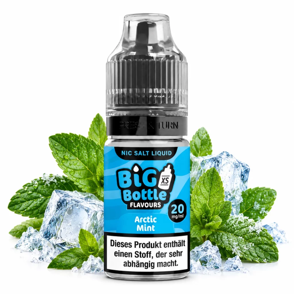 Big Bottle Arctic Mint Nikotinsalz Liquid 10 ml 20 mg