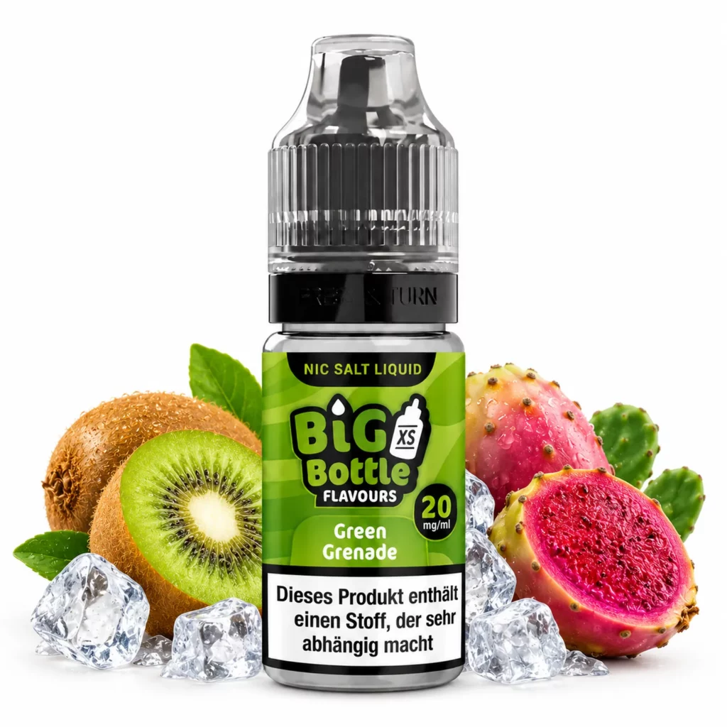Big Bottle Green Grenade Nikotinsalz Liquid 10 ml 20 mg