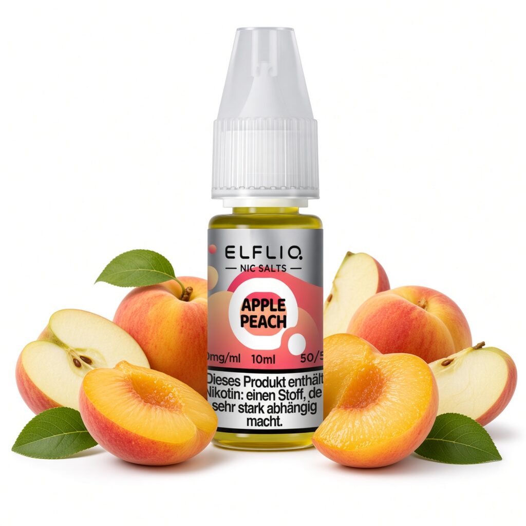 ELFLIQ Apple Peach Nic Salt 10 ml 10 mg