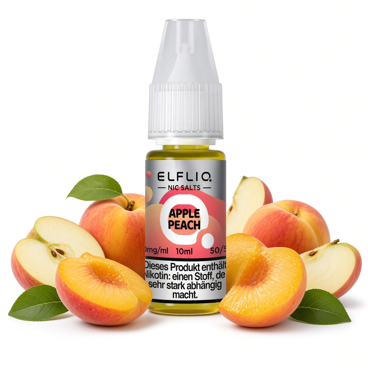 ELFLIQ Apple Peach Nic Salt 10 ml 10 mg ELFLIQ Apple Peach Nic Salt 10 ml 10 mg