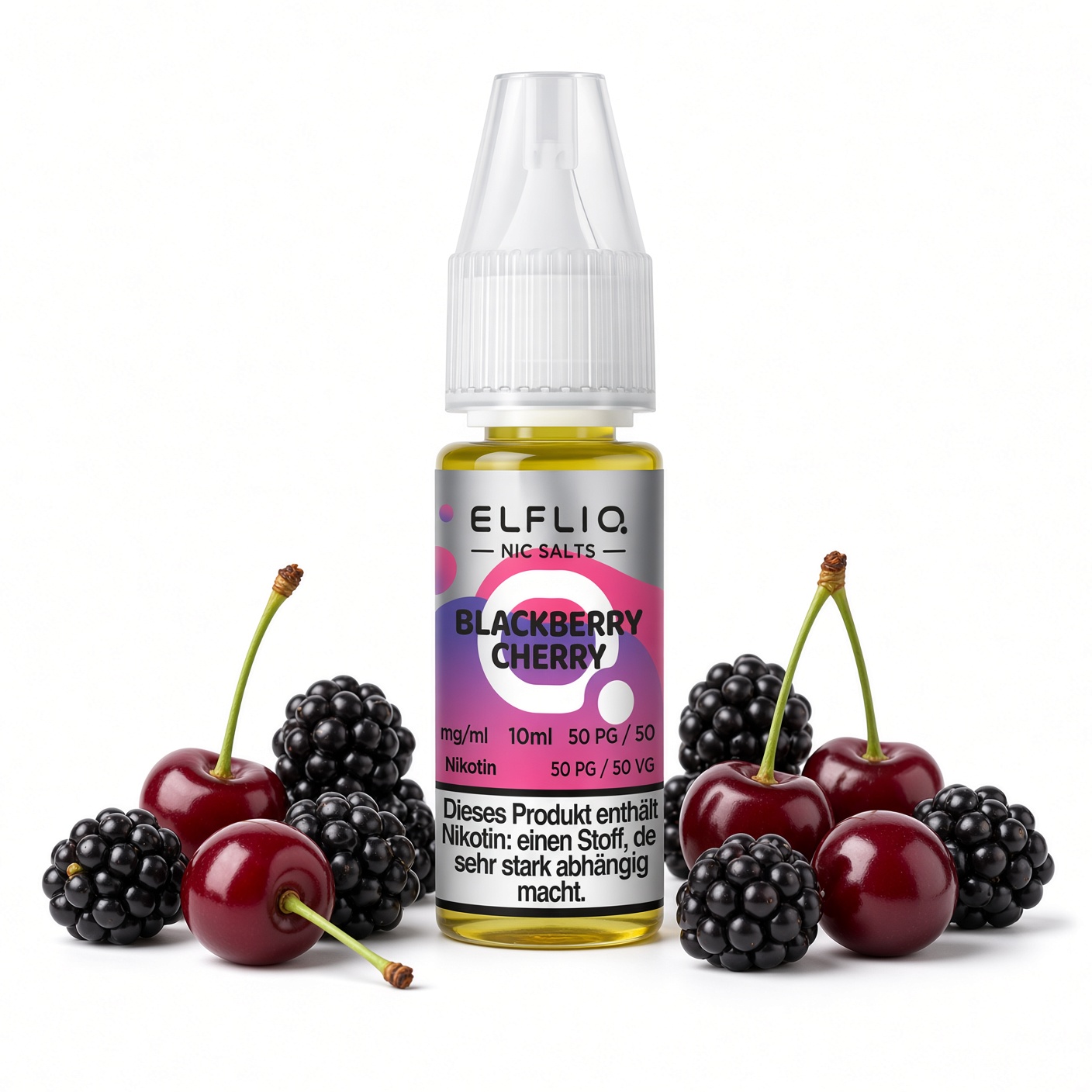 ELFLIQ Blackberry Cherry Nic Salt 10 ml 10 mg ELFLIQ Blackberry Cherry Nic Salt 10 ml 10 mg