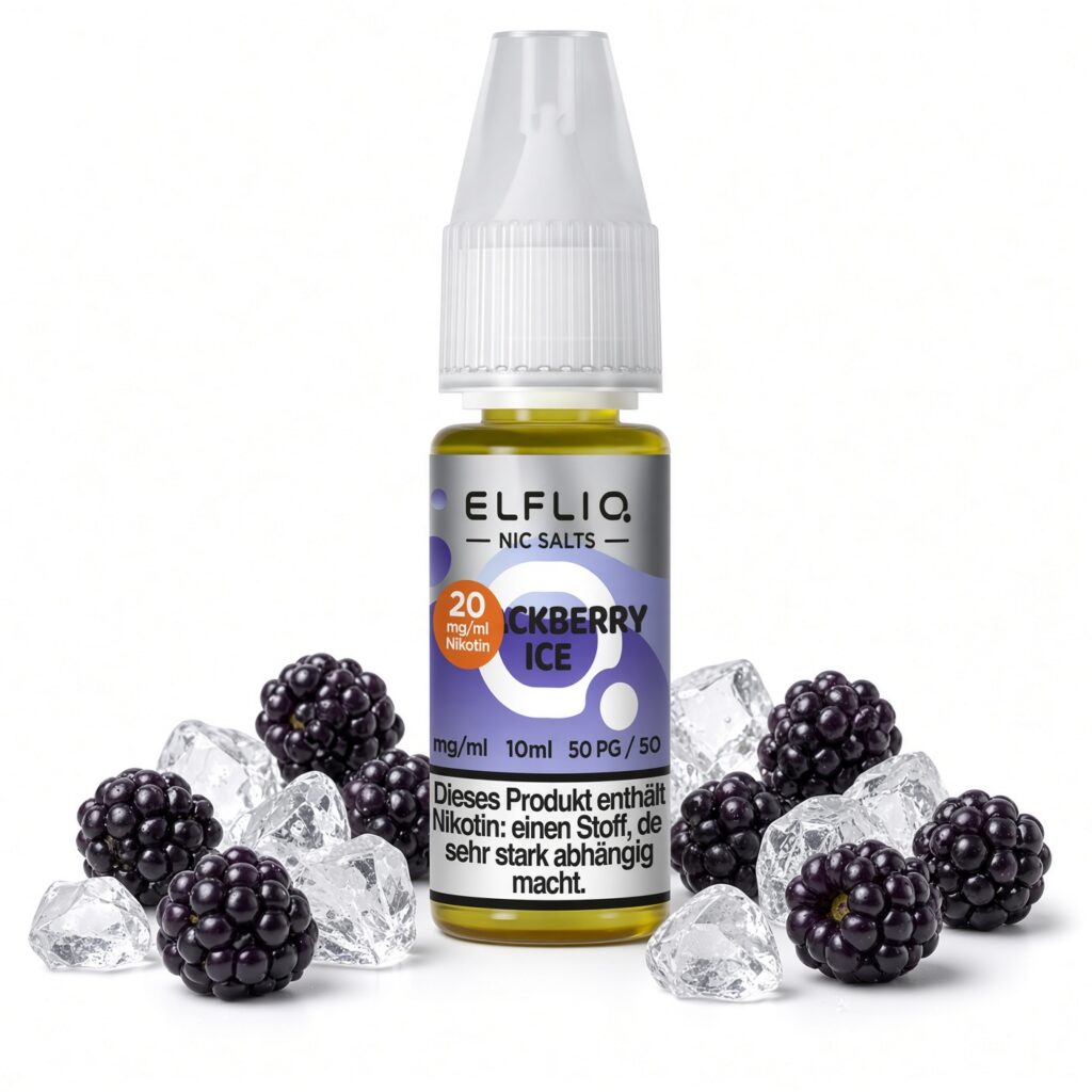 ELFLIQ Blackberry Ice Nic Salt 10 ml 20 mg