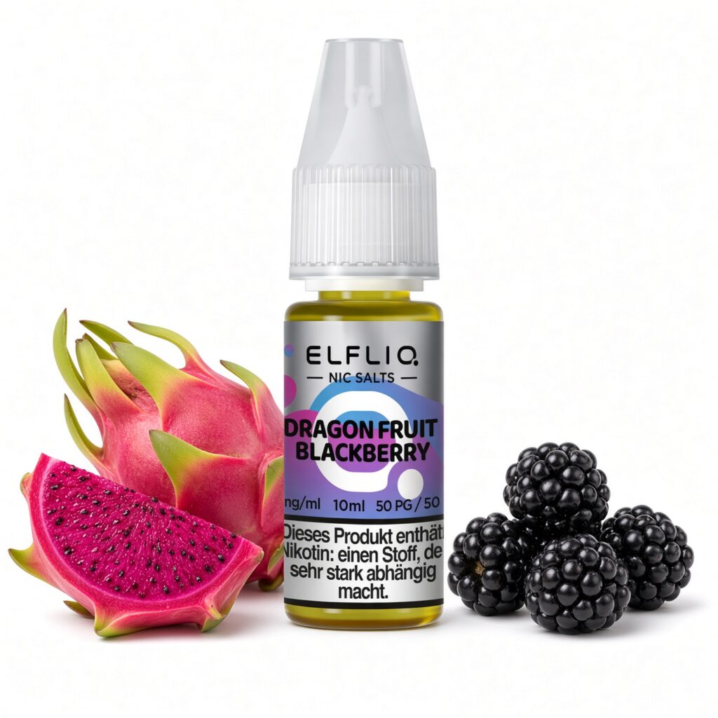 ELFLIQ Dragon Fruit Blackberry Nic Salt 10 ml 10 mg