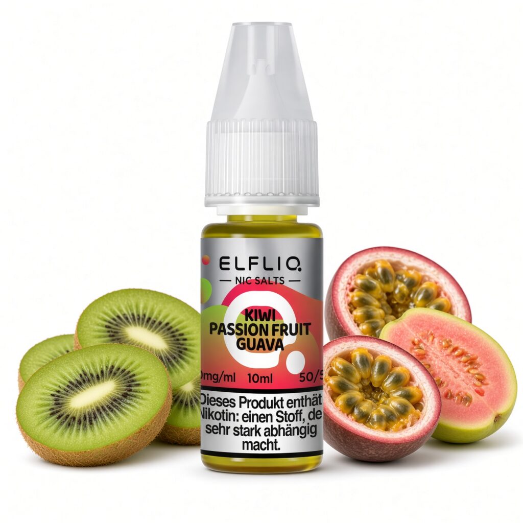 ELFLIQ Kiwi Passion Fruit Guava Nic Salt 10 ml 10 mg