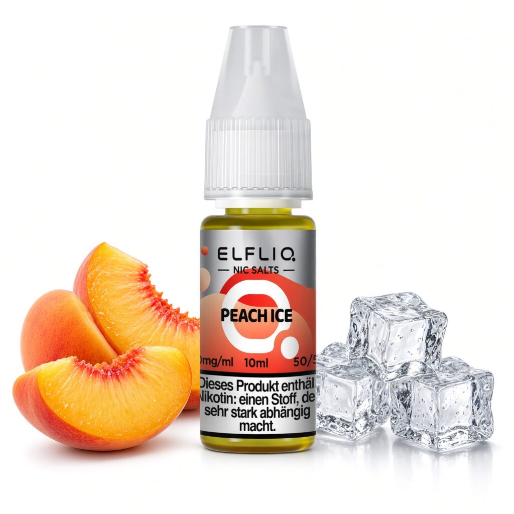 ELFLIQ Peach Ice Nic Salt 10 ml 10 mg