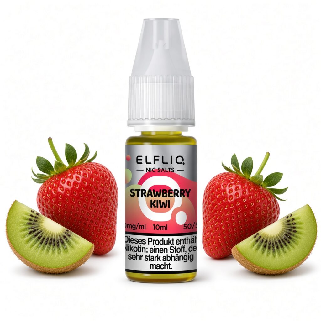 ELFLIQ Strawberry Kiwi Nic Salt 10 ml 10 mg