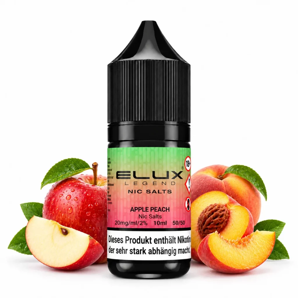 Elux Apple Peach Nikotinsalz Liquid 10 ml 20 mg