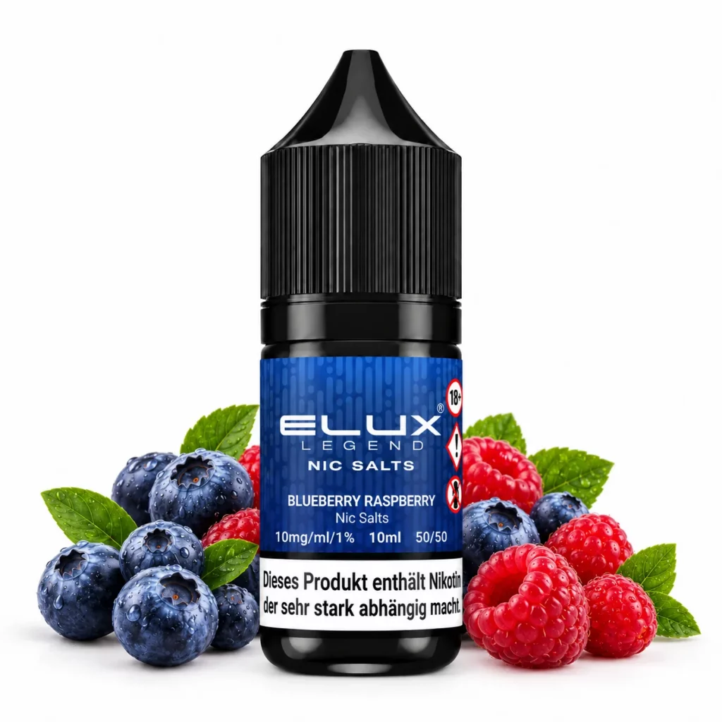 Elux Blueberry Raspberry Nikotinsalz Liquid 10 ml 10 mg