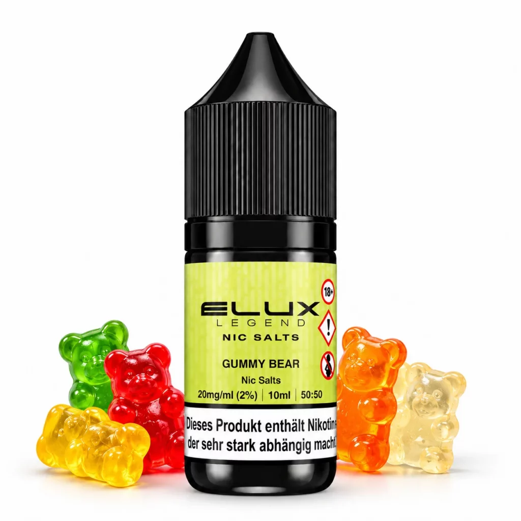 Elux Gummy Bear Nikotinsalz Liquid 10 ml 20 mg