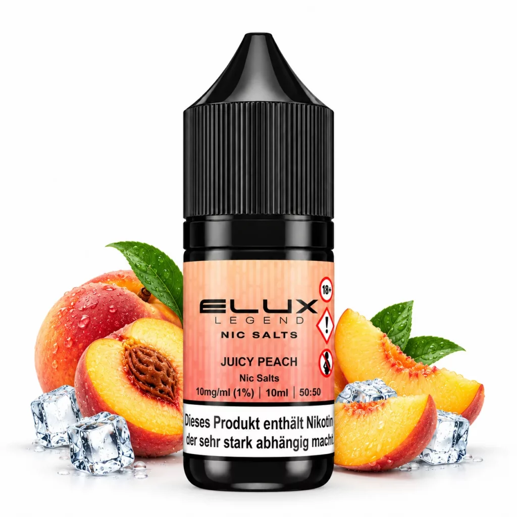 Elux Juicy Peach Nikotinsalz Liquid 10 ml 10 mg