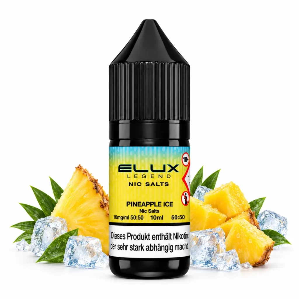 Elux Pineapple Ice Nikotinsalz Liquid 10 ml 10 mg