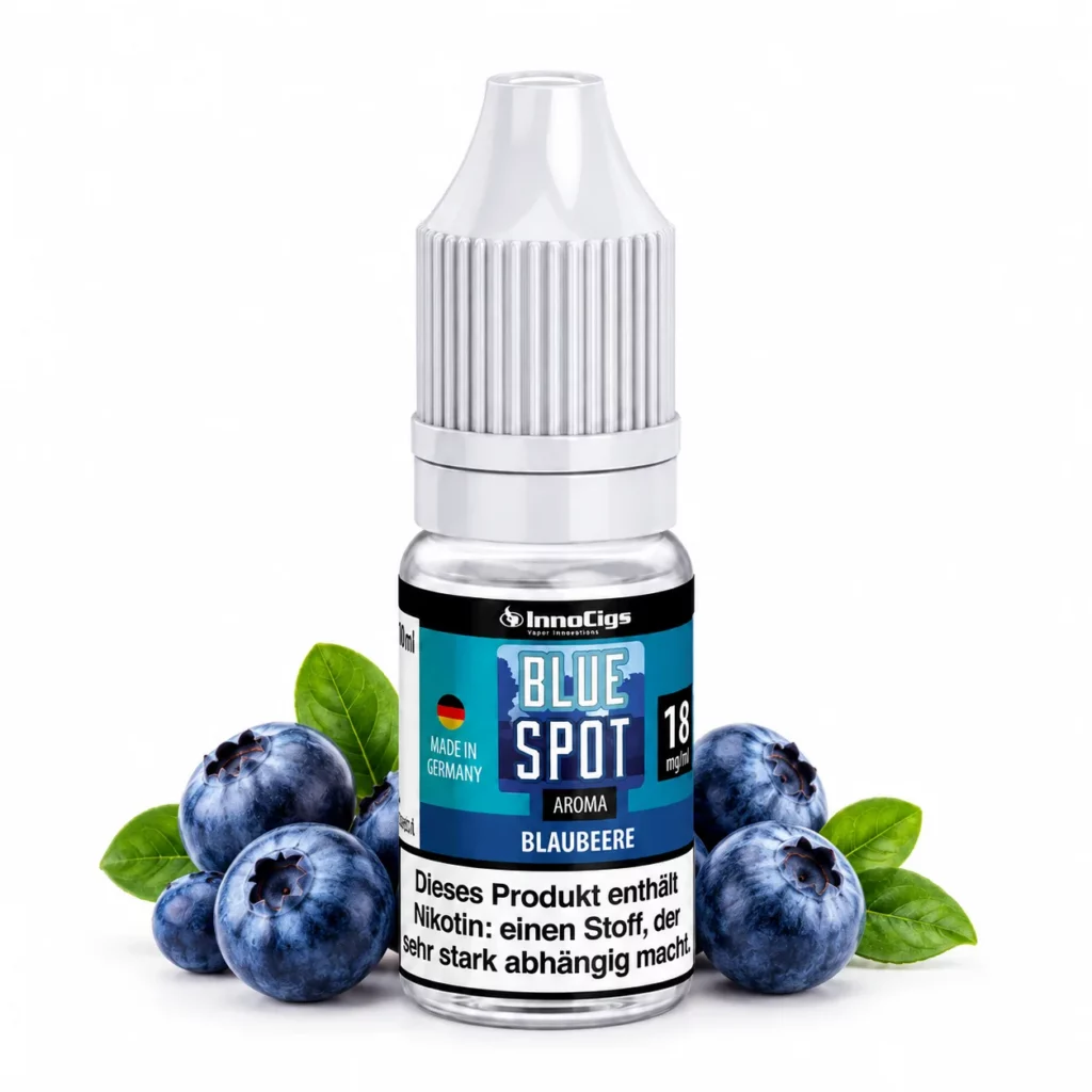 InnoCigs Blue Spot Blaubeere Nikotinsalz Liquid 10 ml 18 mg