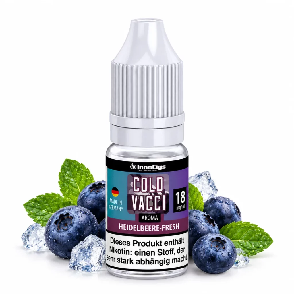InnoCigs Cold Vacci Heidelbeere Fresh Nikotinsalz Liquid 10 ml 18 mg