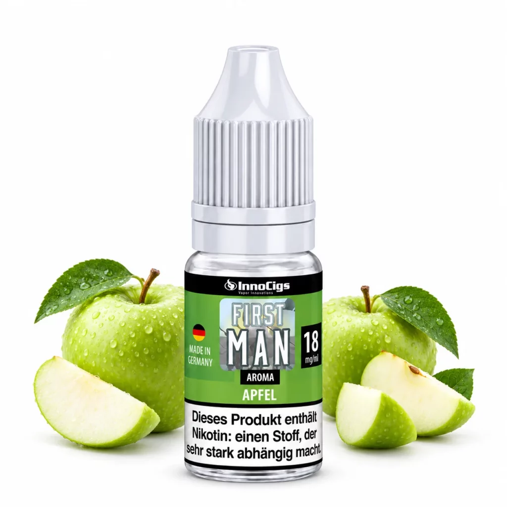 InnoCigs First Man Apfel Nikotinsalz Liquid 10 ml 18 mg