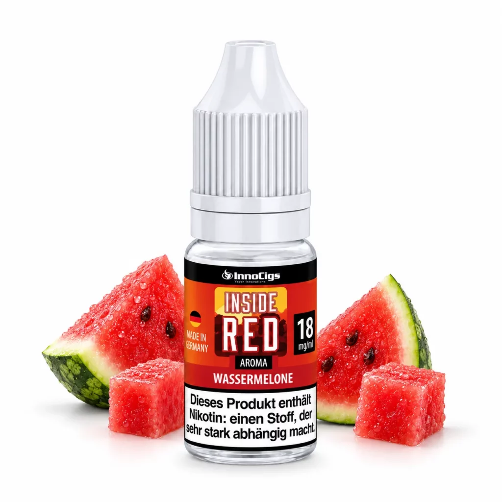 InnoCigs Inside Red Wassermelone Nikotinsalz Liquid 10 ml 18 mg