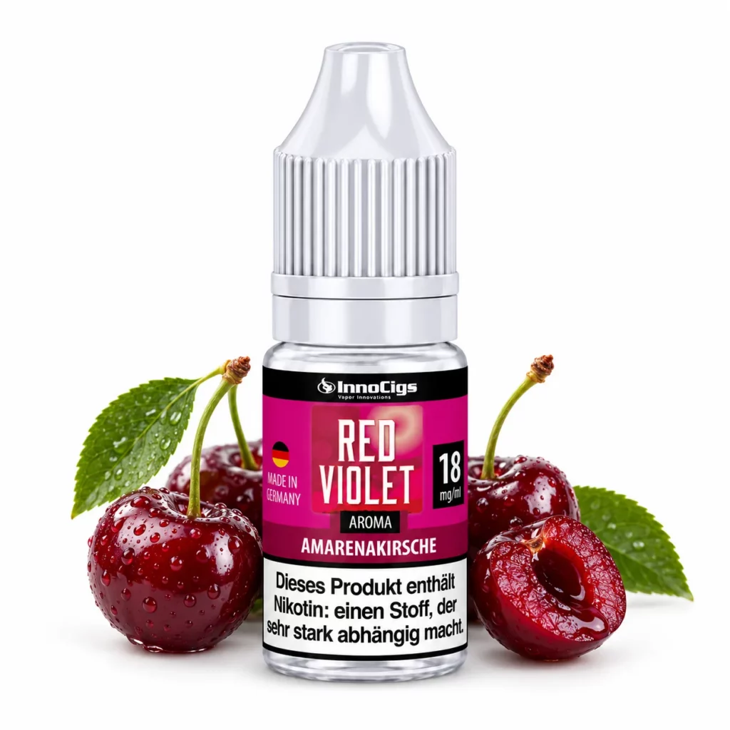 InnoCigs Red Violet Amarenakirsche Nikotinsalz Liquid 10 ml 18 mg