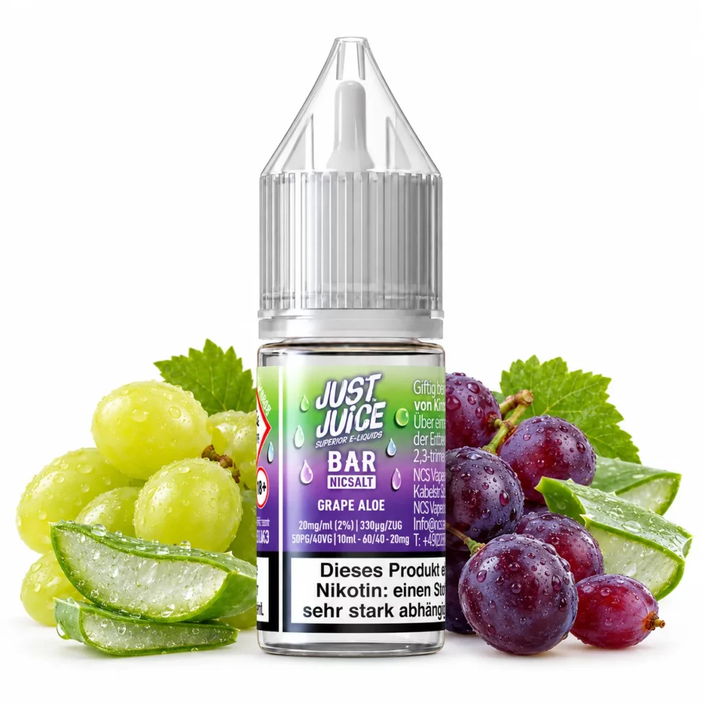 Just Juice Bar Nic Salt Grape Aloe 10 ml 20 mg