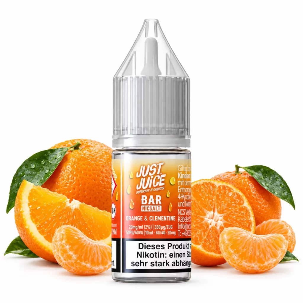 Just Juice Bar Nic Salt Orange Clementine 10 ml 20 mg