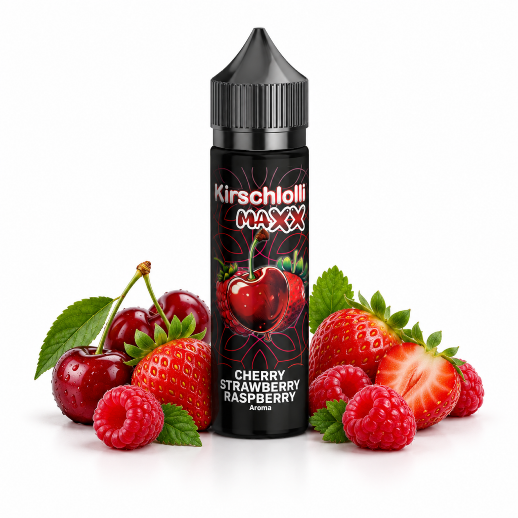 Kirschlolli Maxx Cherry Strawberry Raspberry Longfill Aroma 10 ml