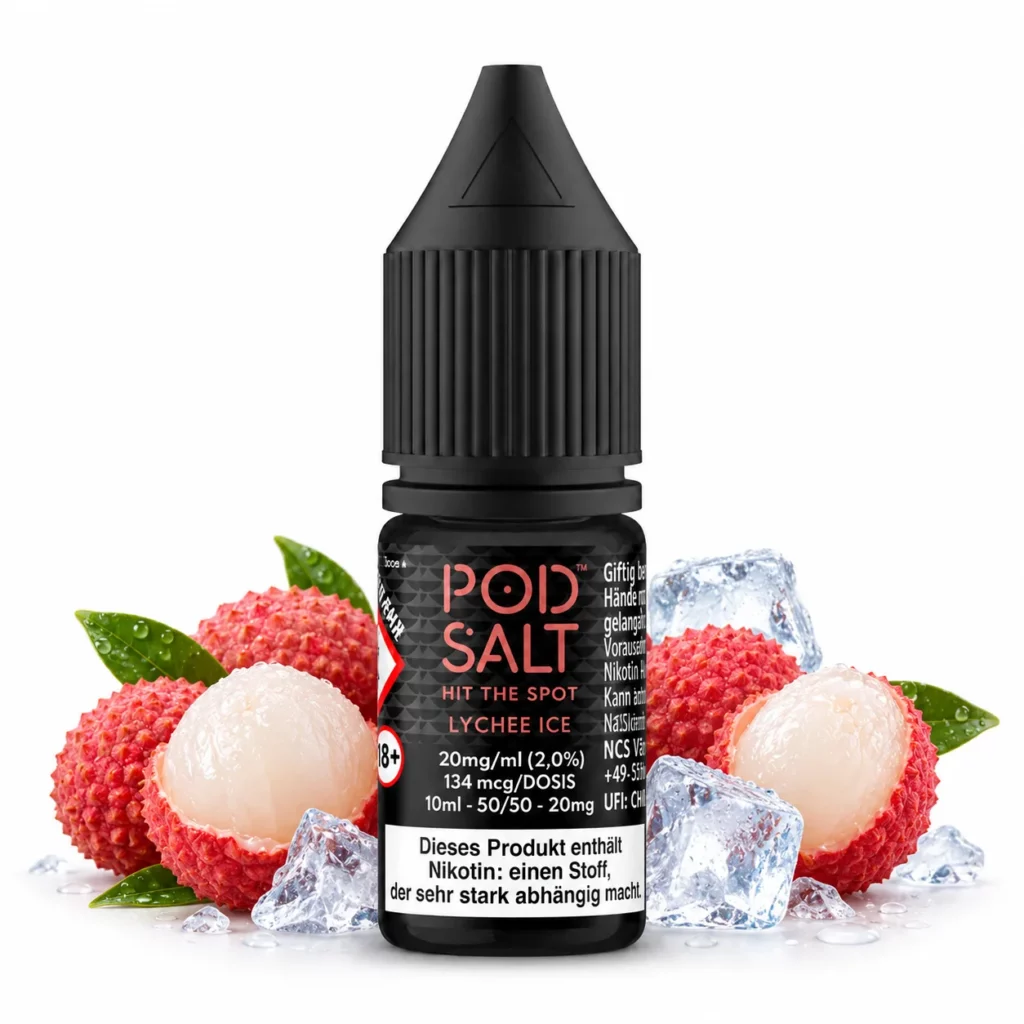Pod Salt Core Lychee Ice Nic Salt 10 ml 20 mg
