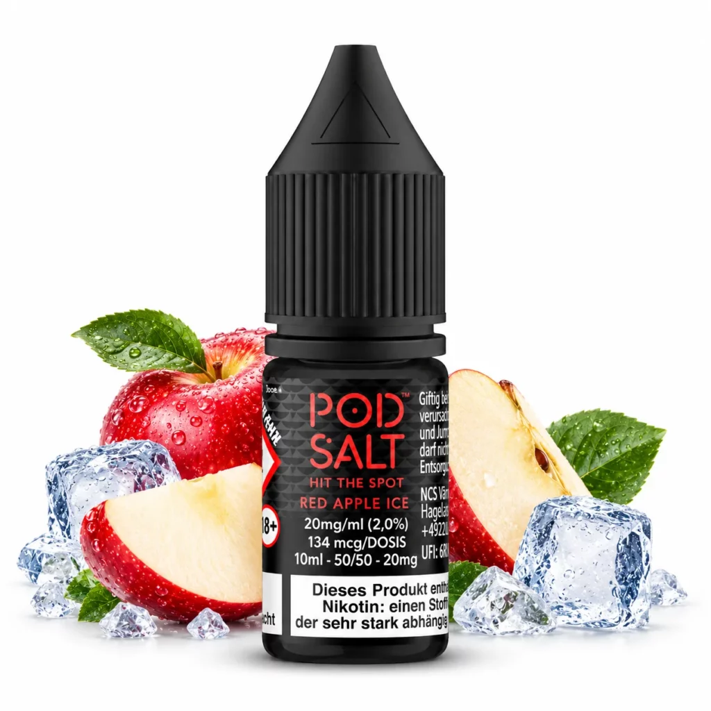 Pod Salt Core Red Apple Ice Nic Salt 10 ml 20 mg