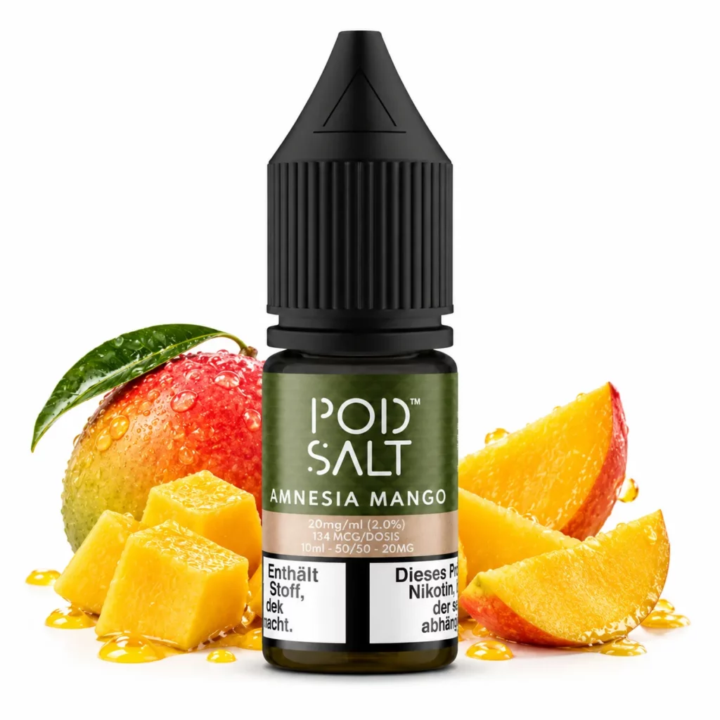 Pod Salt Fusion Amnesia Mango Nic Salt 10 ml 20 mg