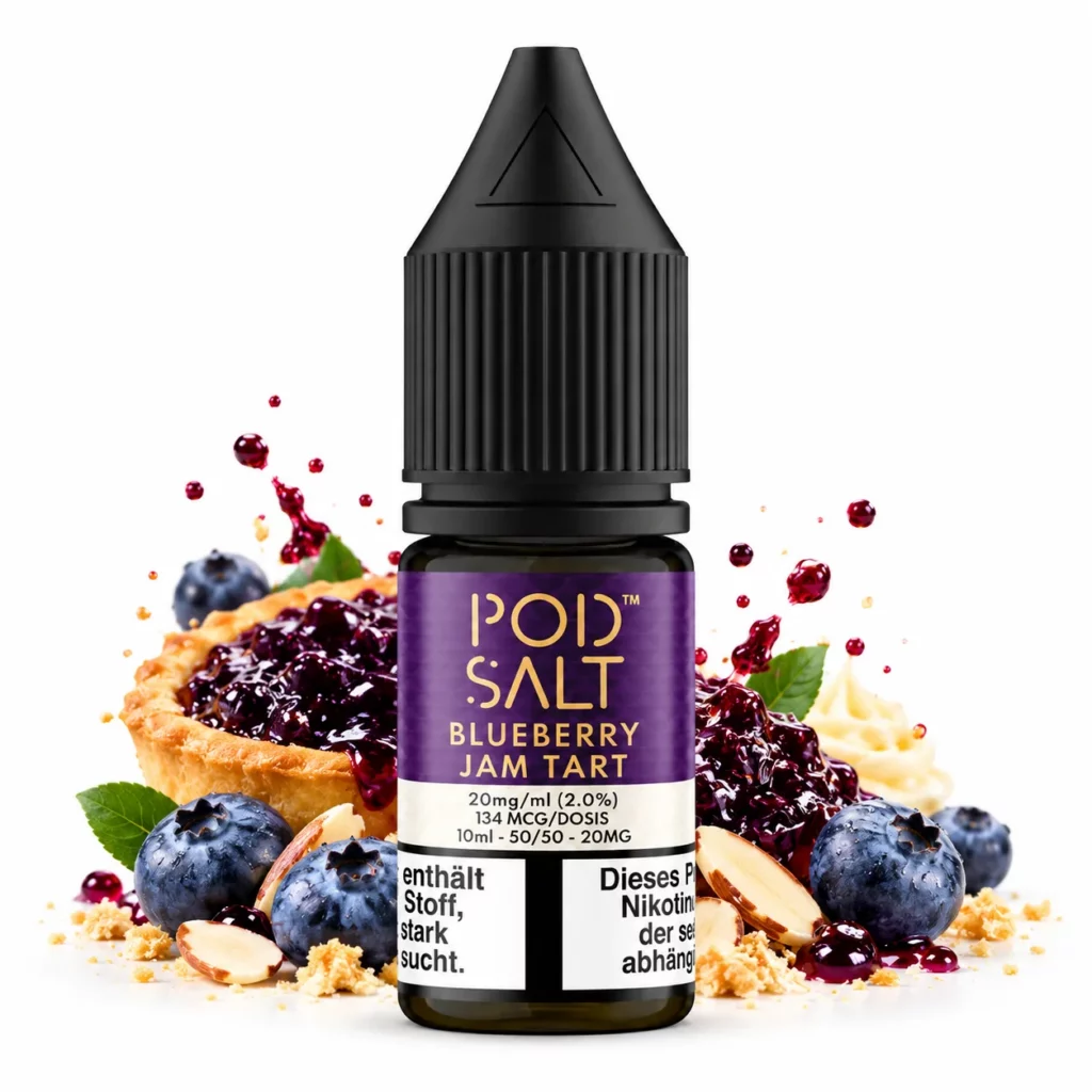 Pod Salt Fusion Blueberry Jam Tart Nic Salt 10 ml 20 mg