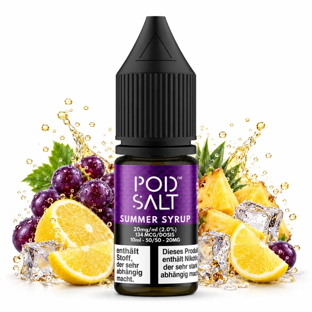 Pod Salt Fusion Summer Syrup Nic Salt 10 ml 20 mg