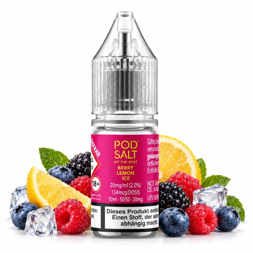 Pod Salt X Berry Lemon Ice Nic Salt 10 ml 20 mg
