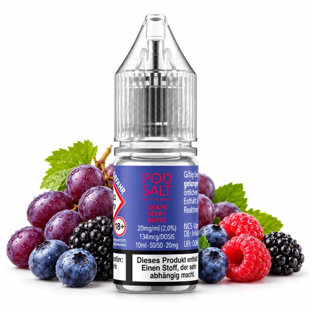 Pod Salt X Grape Berry Burst Nic Salt 10 ml 20 mg