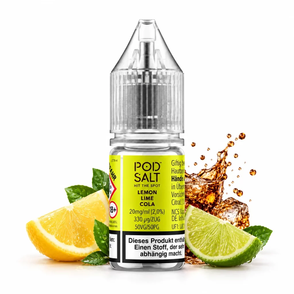 Pod Salt X Lemon Lime Cola Nic Salt 10 ml 20 mg