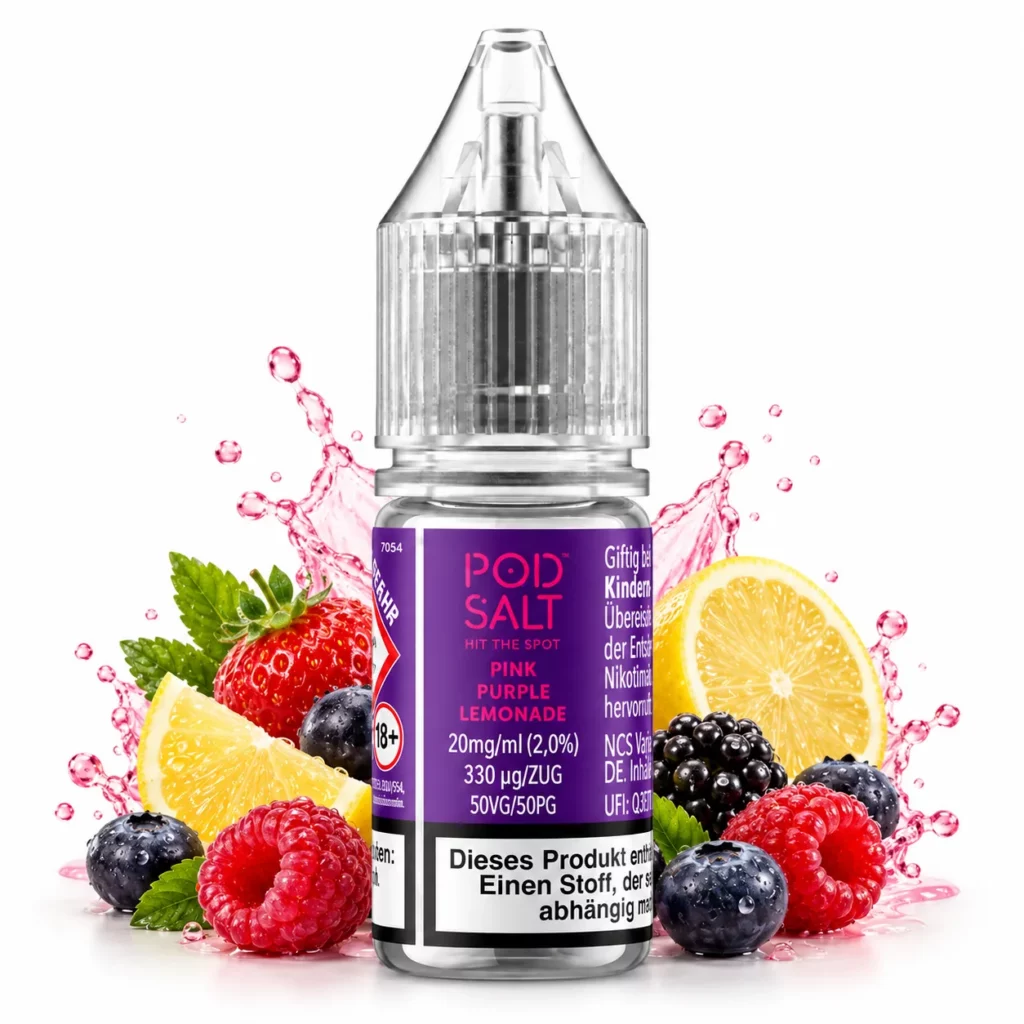Pod Salt X Pink Purple Lemonade Nic Salt 10 ml 20 mg