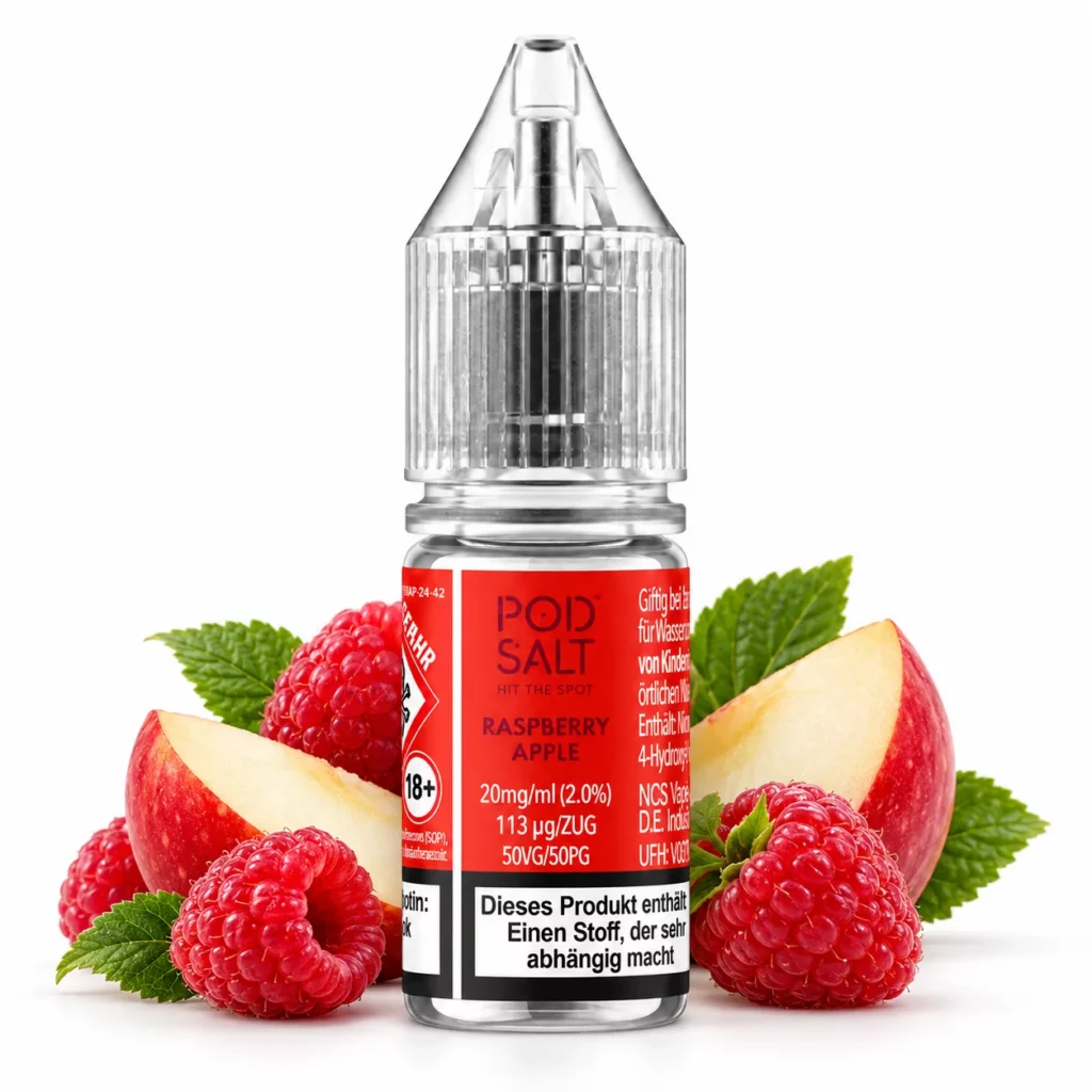 Pod Salt X Raspberry Apple Nic Salt 10 ml 20 mg