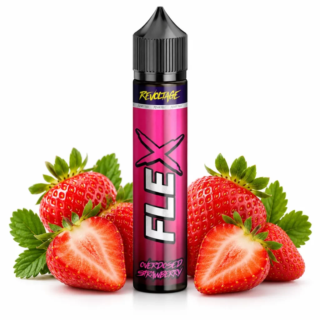Revoltage FLEX Overdosed Strawberry Longfill Aroma 7 ml