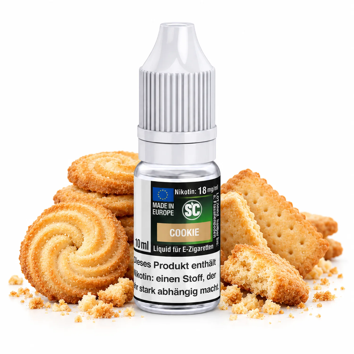 SC Cookie Liquid 10 ml 18 mg SC Cookie Liquid 10 ml 18 mg