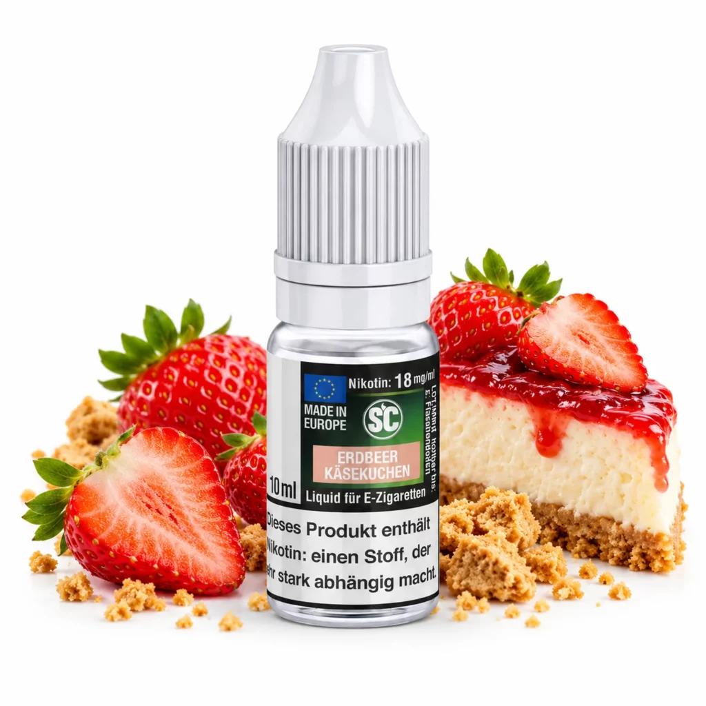 SC Erdbeer Käsekuchen Liquid 10 ml 18 mg