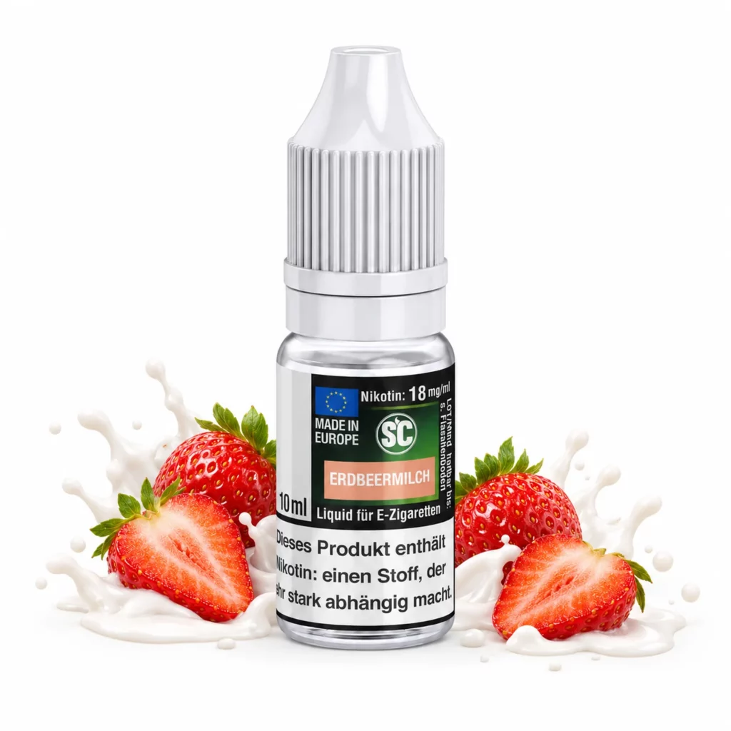 SC Erdbeermilch Liquid 10 ml 18 mg