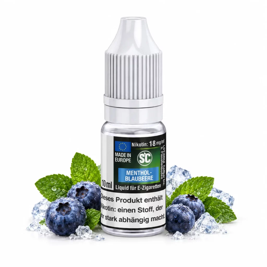 SC Menthol Blaubeere Liquid 10 ml 18 mg