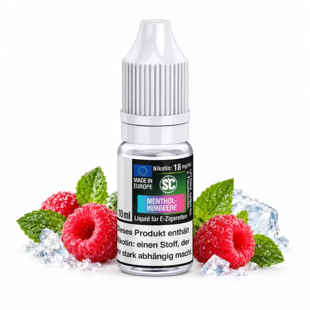 SC Menthol Himbeere Liquid 10 ml 18 mg