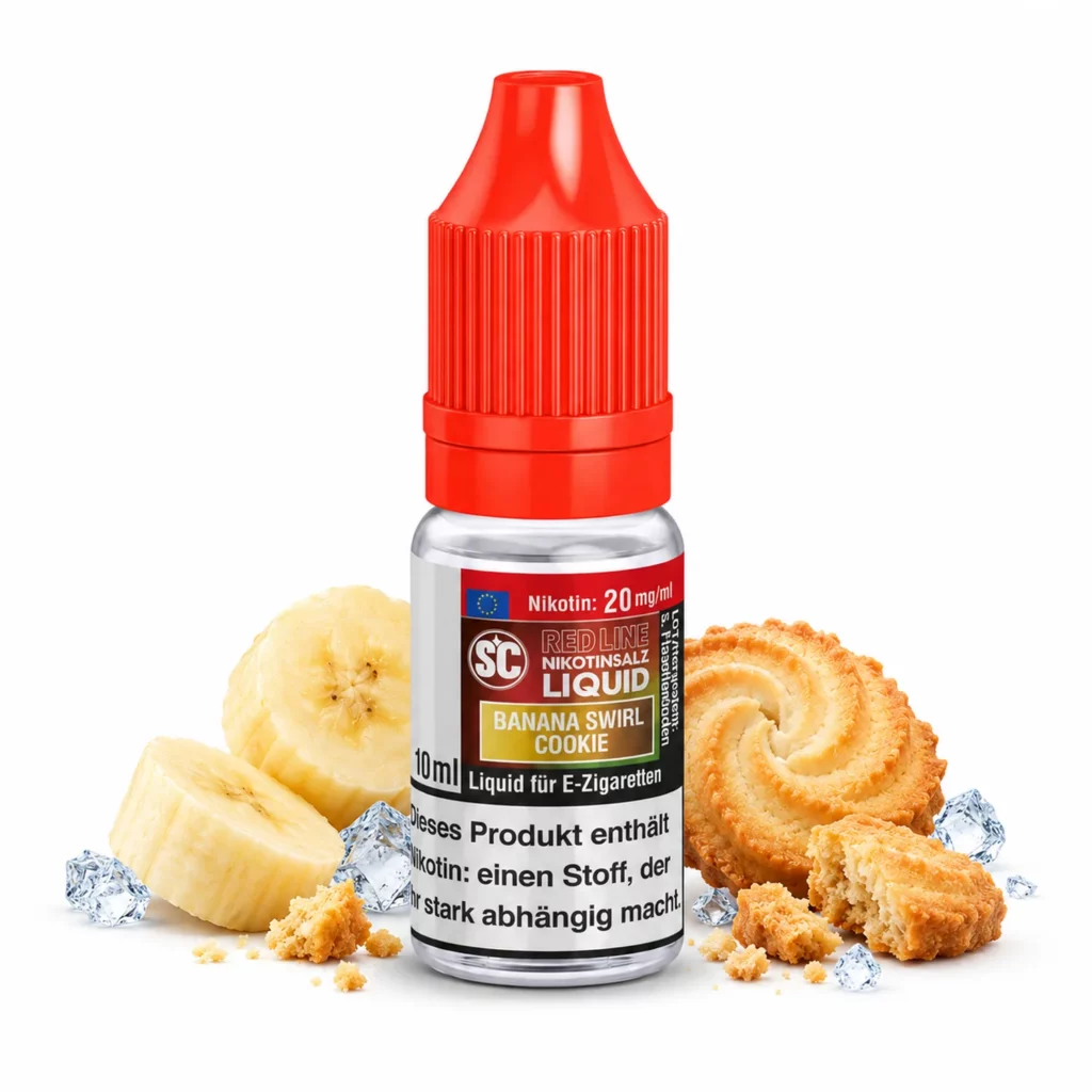 SC Red Line Banana Swirl Cookie Nic Salt 10 ml 20 mg