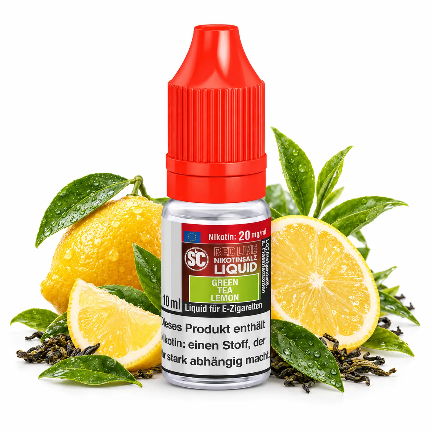 SC Red Line Green Tea Lemon Nic Salt 10 ml 20 mg SC Red Line Green Tea Lemon Nic Salt 10 ml 20 mg