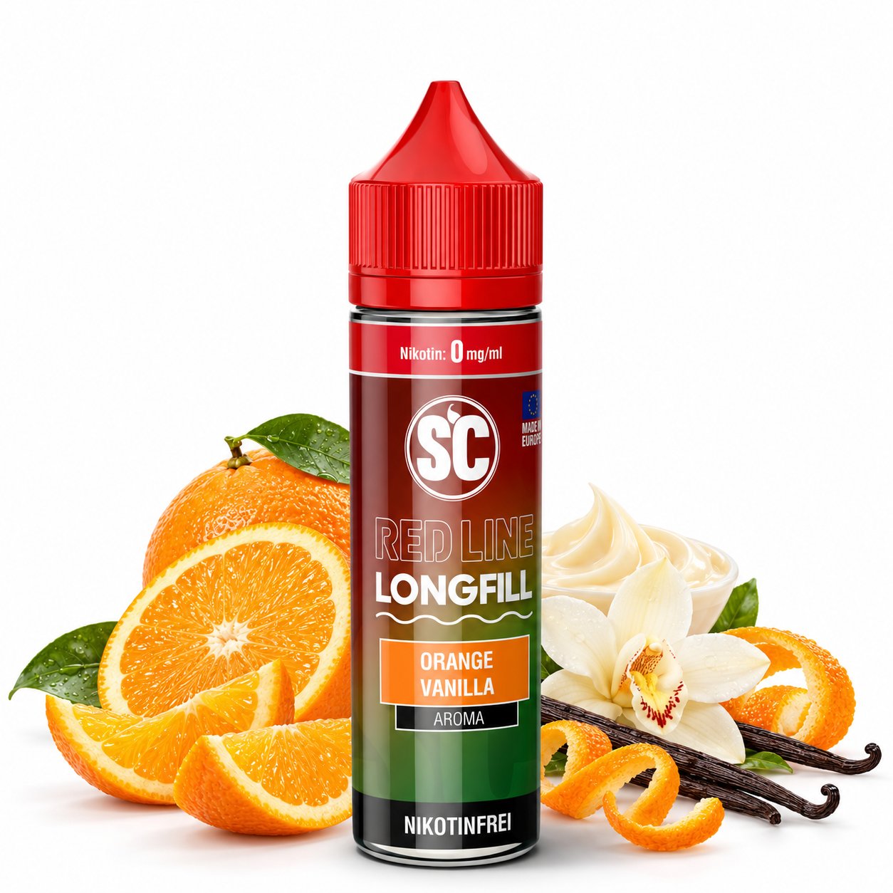 SC Red Line Orange Vanilla Longfill Aroma 10 ml SC Red Line Orange Vanilla Longfill Aroma 10 ml