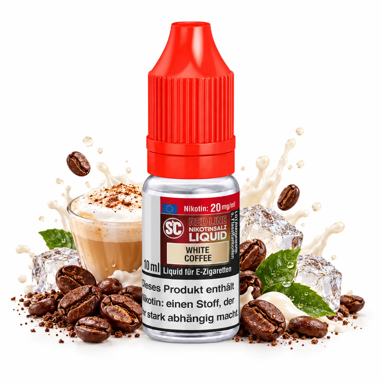 SC Red Line White Coffee Nic Salt 10 ml 20 mg SC Red Line White Coffee Nic Salt 10 ml 20 mg