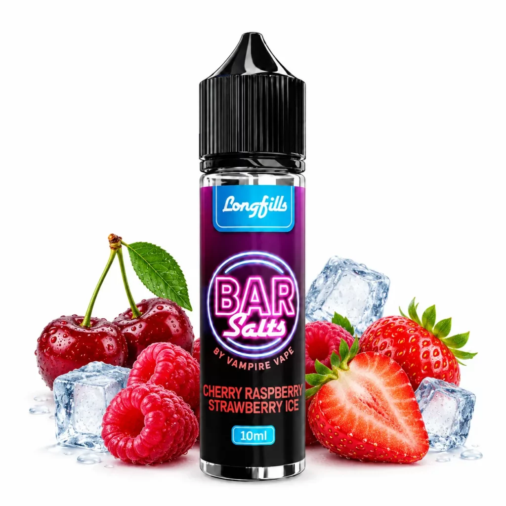 Vampire Vape BAR SALTS Cherry Raspberry Strawberry Ice Longfill Aroma 10 ml